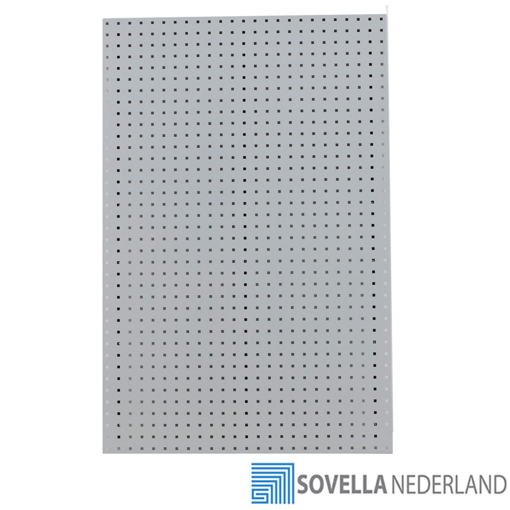 Sovella Nederland Treston GWS gereedschapsbord grijs 1,5 meter voor bevestiging aan muur boven een werkbank
